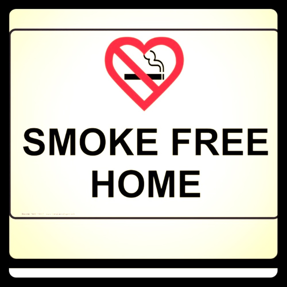 Items from a smoke free home!